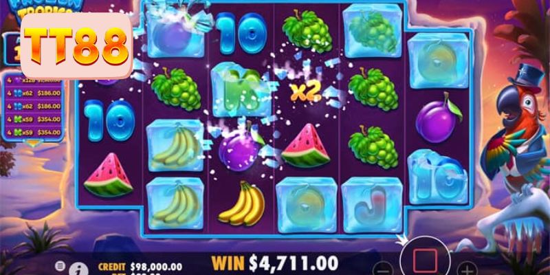 Những biểu tượng nổi bật trong game nổ hũ phá băng